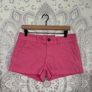 Nwt $48 American Eagle Shortie Shorts Low Rise Super Stretch Pink Short Court 8